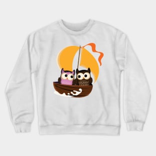 Love boat Owls Crewneck Sweatshirt